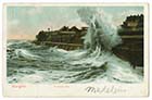 Marine Palace storm c1910 [colour PC]
